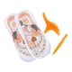 thumbnail image 5 of Calcetines de reflexología Calcetines de masaje de pies con bolígrafo de punta Esquema de puntos de acupuntura casual Amarillo, 5 of 9