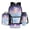 Axolotl Cloud Starry Night, variant on Cartoon Sharks Undersea Pattern School Backpack 4Pcs Set 17" School Bag with Thermal Lunch Bag Pencil Case and Water Bottle Holder Back to School Gift for Kids Elementary Students