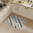 thumbnail image 2 of ODIKA 3'x5' Monochrome Geometric Pattern Washable Accent Rug Dynamic Abstract Stripes and Dots Design Pet Friendly, Non-Shedding Mat for Bedside, Nursery Room, 2 of 7