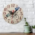 thumbnail image 5 of Reloj de pared antiguo creativo, estilo vintage, redondo, de madera, para decoración del hogar y la oficina (n.° 4), 5 of 5