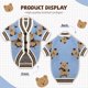 thumbnail image 1 of Pet Dog Sweater for Small Medium Dogs Puppy Cat Bear Pattern Cardigan Chihuahua Greyhound Clothes Coat Outfit Costume ShopWise Round, 1 of 8