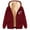(Tpye 1)Wine, variant on Otvok Women's Long Sleeve Sweatshirt Casual Full Zip Fleece Hoodie Jacket Coat