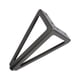 thumbnail image 1 of Advancent Patas triangulares para muebles, armario de TV impermeable de acero, de cama, pies de escritorio, accesorios de repuesto para el hogar Almacenamiento y organización del hogar Negro, 1 of 6
