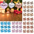 thumbnail image 1 of SPRING PARK 12Pcs Valentine's Day Heart Shaped Ornaments | Valentines Heart Decorations | Heart Shaped Baubles | Romantic Valentine's Day Hanging Decorations, 1 of 7