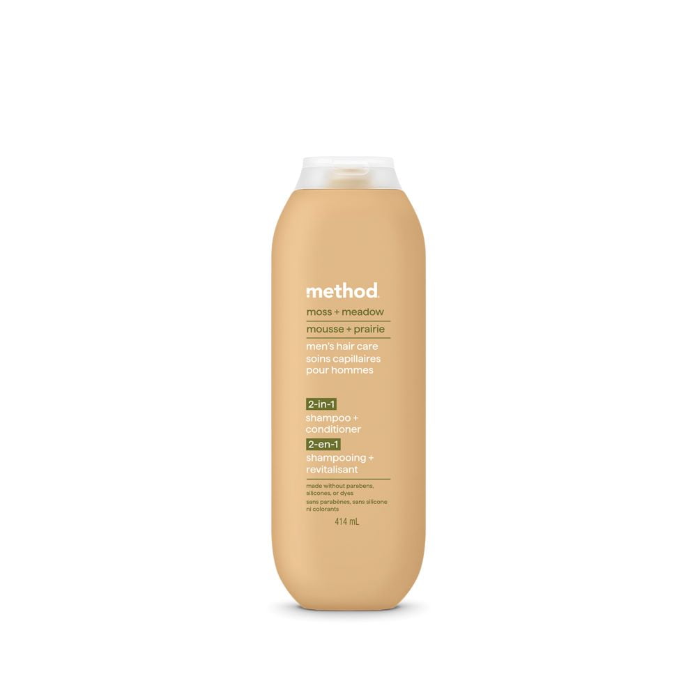 Method Men's 2 in 1 Shampoo and Conditioner Moss+Meadow 414 ml