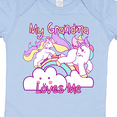 thumbnail image 4 of Inktastic My Grandma Loves Me Unicorn Girls Baby Bodysuit, 4 of 5