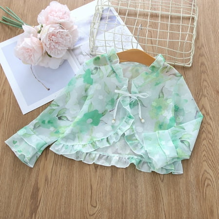 

TOWED22 Dress Jackets For Baby Girl Toddler Baby Girls Autumn Outerwear Winter Cloak Cape Button Jacket Warm Coat Green