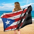 thumbnail image 5 of Bulopur Patriotic Front Car Seat Towel for Men Puerto Rican Flag Multifunctional Car Seat Sweat Protector with Storage Bag for Summer Holiday Washable Fit SUV Sedan Truck 1pcs, 5 of 8
