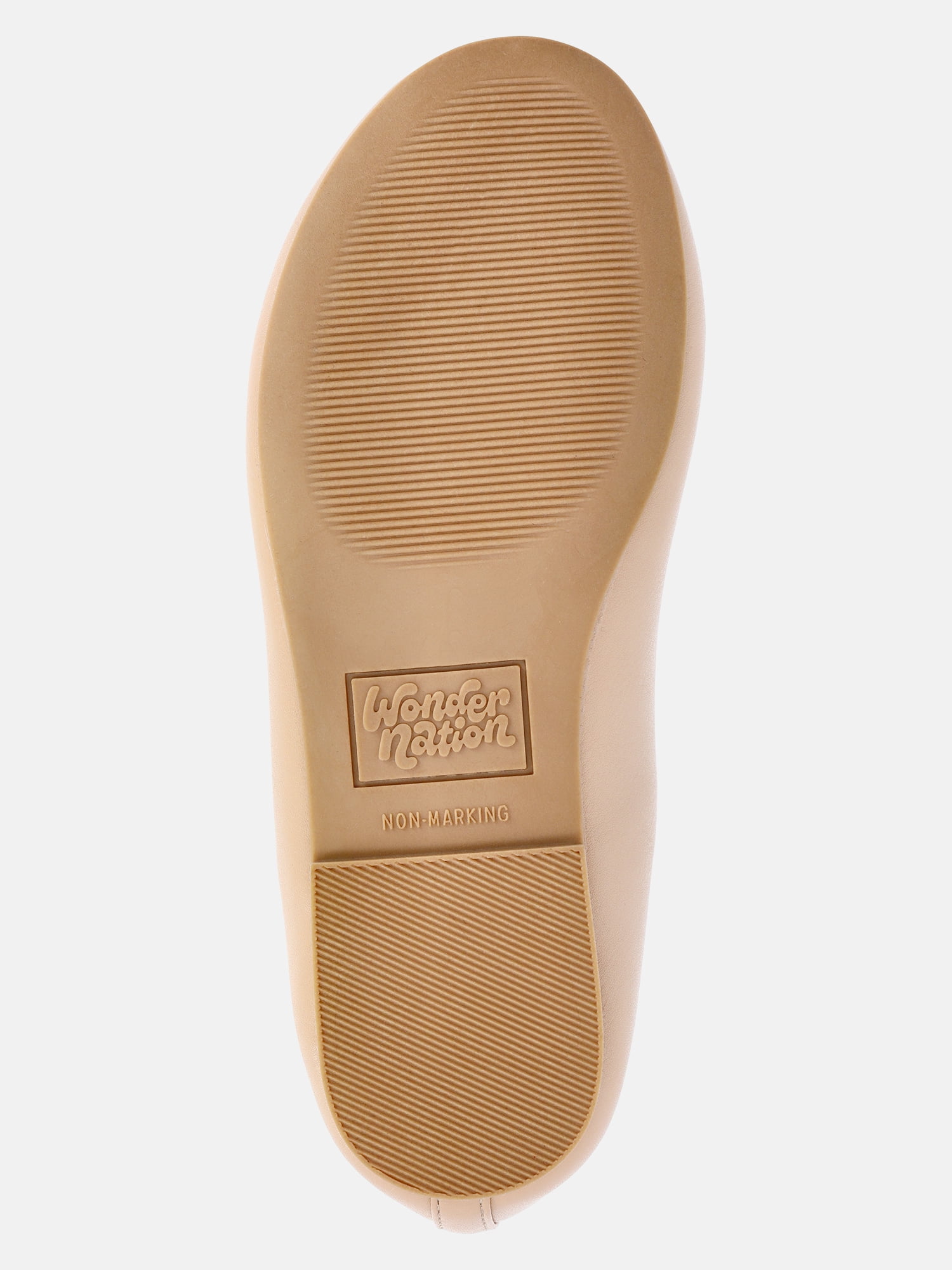 Wonder Nation Little and Big Girls Bow Ballet Dress Shoes