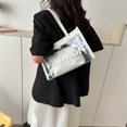 thumbnail image 1 of Bolso De Hombro Moda femenina embrague impermeable transparente axila Bolso para mujer (blanco), 1 of 9