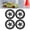Black, variant on NFTIGB 4PCS RC Car Tires Universal Fit for TAMIYA TT01 TT02 XV01 XV02 HSP 94123 94122 1/10 Scale Remote Control Cars Black - Replacement Parts