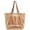Tan, variant on Women's Large Mesh Beach Tote Bag - Sandproof Foldable with Inner Pockets | 24L Lightweight Pool Bag