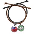 thumbnail image 1 of Pulsera de cuero Doblar barras y Estrellas Latina Unbranded M, 1 of 2