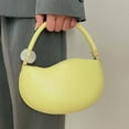 thumbnail image 3 of New niche design pea bag fashion handbag shoulder crossbody bag - yellow, 3 of 5
