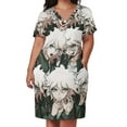 thumbnail image 3 of Nagito Komaeda vestido suelto con bolsillos vestidos casuales vestido femenino, 3 of 7