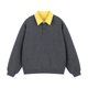 thumbnail image 1 of pstuiky Camisas casuales de manga larga para hombre, Blusa/camiseta informal elegante a rayas de manga larga con cuello, botones y bolsillo para hombre tops de invierno para hombre xxl, 1 of 4