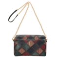 thumbnail image 2 of FORMRS Women Crossbody Purse with Chain Strap Vegan Leather Shoulder Handbag, Red Tartan Pattern, 2 of 7