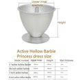 thumbnail image 2 of Aluminum Doll Cake Mold Pan Doll Dress Cake Tin Cake Decoration Accessories Mold Halloween Mold,7In, 2 of 5