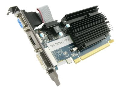 His 6450 silence 2gb ddr3 pcie x1 dp dvi vga Pcie X1 Graphics Card Hdmi Ferisgraphics