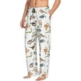thumbnail image 3 of Kdxio Snake Print Men's Sleep Pajama Pant Lounge Pants with Pockets, 3 of 8