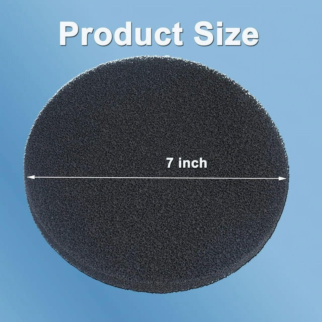 Qzbhct 9 Pcs Carbon Foam Pads for Fluval Fx4 FX5 FX6 Canister Filter Aquarium Filter Sponge Replacement