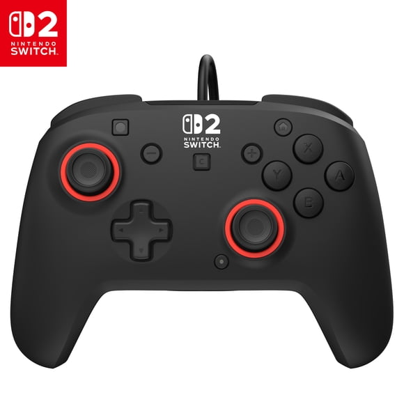 Turtle Beach Rematch Wired Gaming Controller (Black) - Officially Licensed for Nintendo Switch 2, Nintendo Switch - Audio Controls, Hall-Effect, Customizable