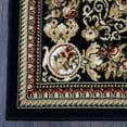 thumbnail image 4 of Home Dynamix Optimum Athens Traditional Medallion Area Rug, Black/Beige, 5'2"x7'2", 4 of 6