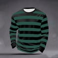 thumbnail image 4 of CONZONE Carnival Men's T-Shirts Short Sleeve T Shirts for Men Casual Crew Neck Striped Lightweight Tees Soft Cozy Athletic Tops, 4 of 5