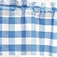 thumbnail image 4 of Franklin Cornflower 100% Cotton Set of 2 Window Valances 15.5" x 72", 4 of 5