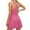 Hot Pink, variant on ZZwxWA Tennis Dress with Built in Shorts and Bra Sleeveless Active Dress Summer Adjustable Strap Active Golf Dresses