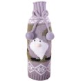 thumbnail image 1 of Yuarrent Bolsa de botella de vino de Navidad Suministros de vestido de manga Decoraciones de Fiesta Nuevo restaurante familiar Cena Sala Adornos de Kits de decoración para fiestas Gris Yuarrent HA069832-02, 1 of 6