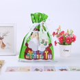 thumbnail image 4 of Christmas DecorGift Wrapping PaperChristmas Bags Christmas Wrapping Bag Santa In 4 Sizes 6 Designs With Inserted Ribbons And Tags For Xmas Holiday WrappingPackaging case, 4 of 9