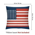 thumbnail image 4 of nygtbtfer  American Flag Waist Lumbar Linen Throw Pillow case Cushion Cover for Sofa Home Decorative Oblong White, 4 of 7