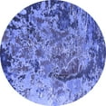 thumbnail image 1 of Ahgly Company Indoor Round Oriental Blue Industrial Area Rugs, 6' Round, 1 of 4