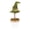 B, variant on Halloween Mini Witch Hat Potted Decor, Retro Artificial Moss Desktop Ornament, Halloween Themed Display for Home Window Tabletop, Spooky Holiday Atmosphere Decor