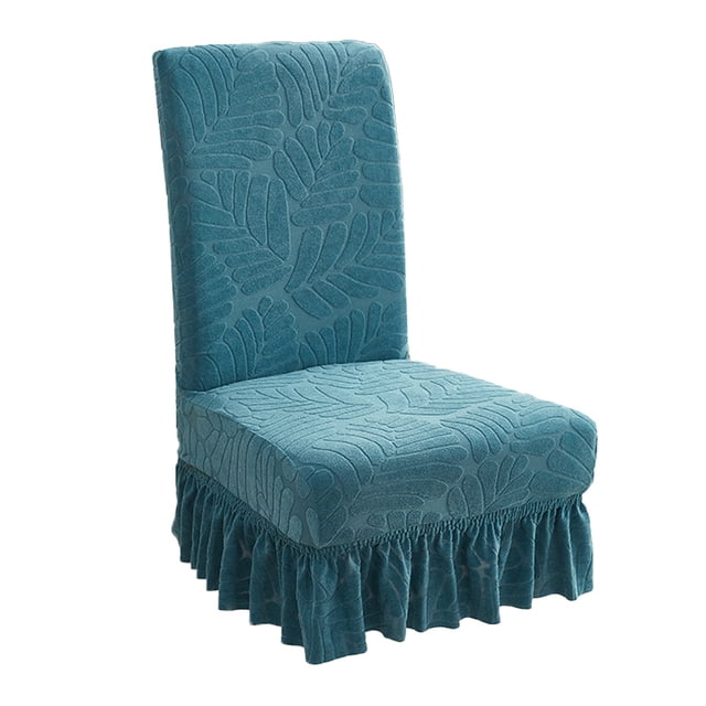 Las fundas para sillas del comedor son removibles, lavables y resistentes a las manchas para proteger el hogar.