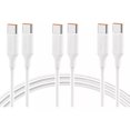 thumbnail image 1 of Cable Tipo C Carga Rápida (3pcs) Cable Datos Tipo C A C 1m 2.4a U-volt Color Blanco, 1 of 7