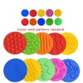 thumbnail image 2 of LEEYNEER Assorted Color & Pattern Round Sensory Mats - Textured Stepping Discs for Youngsters  Tactile Stimulation & Cognitive Development  Non-Slip Play Mat for Home & Classroom  Classro, 2 of 6