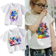 thumbnail image 2 of Camiseta de manga corta con estampado de dibujos animados para niñas, ropa Kawaii de verano, ideal para regalo, 2 unidades, 2 of 5