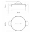 thumbnail image 3 of Cacerola Tramontina Professional Acero Inoxidable con tapa 24 cm, 3 of 4