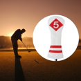 thumbnail image 1 of para cabezas para golf para Driver Woods para cabezas de material cuero para primera , diseñadas para adaptarse a s maderas y bnco DYNWAVEMX  Funda para palos de golf, 1 of 8