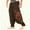 Brown, variant on ZZwxWA Cotton Harem Pants for Men, Indian Asian Style Baggy Hipster Loose Fit Printed Casual Low Crotch Slacks My Order