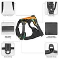 thumbnail image 6 of Orange Rock Graffiti Dog Harness, Pet Dog Out to Prevent Break Free Leash, Adjustable, Easy to Wear, Large, 6 of 9