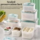 thumbnail image 2 of Refrigerator Fresh Keeping Box Household Food Storage Box Kitchen Multi Layer Portable Run Away Box Food Grade Plastic Fresh Keeping Box, 2 of 7