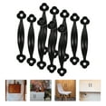 thumbnail image 3 of Lot de 10 Poignées Vintage pour Commode Poignée de Garde-Robe en Alliage de Zinc Noir pour Armoire, 3 of 8