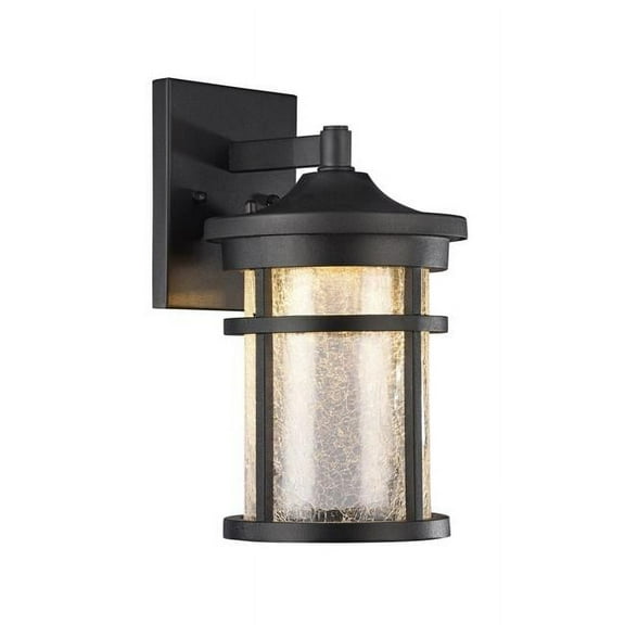 11 in. Lighting Frontier Transitional Led Textured Black Outdoor Wall Sconce - Textured Black