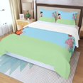 thumbnail image 2 of Dragon Ball Goku Enfant Mignon Rêveur de Jour Design Anime Trois Pièces Housse de Couette, 2 of 7