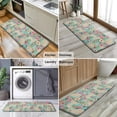thumbnail image 6 of Golden Retriever Dog and Flowers Kitchen Rug Mat,Kitchen Runner Rugs Non Skid Washable,Decorative Kitchen Floor Mats for Kitchen,Sink,Laundry,17"x47.2", 6 of 7