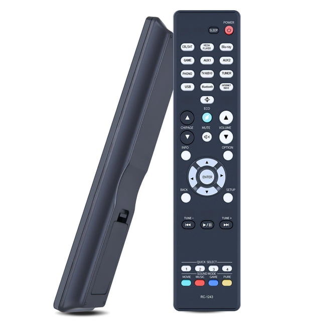RC-1243 Mando a distancia de repuesto para receptor AV Denon AVR-S660H