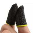 thumbnail image 3 of facefd 2 Pcs Manchons de Bout de Doigt de Jeu Résistants à la Sueur Respirants Gants de Tricot de Protection d'Écran Kit Pièces de Rechange de Jeu Portables Jaune, 3 of 4